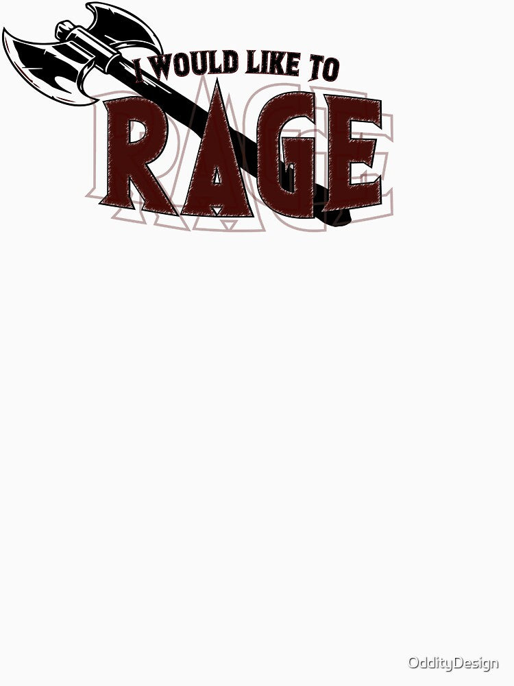 I Would like to Rage by OddityDesign T-Shirts, Hoodie, Sweatshirt | BlankRebels.com (Image 3)
