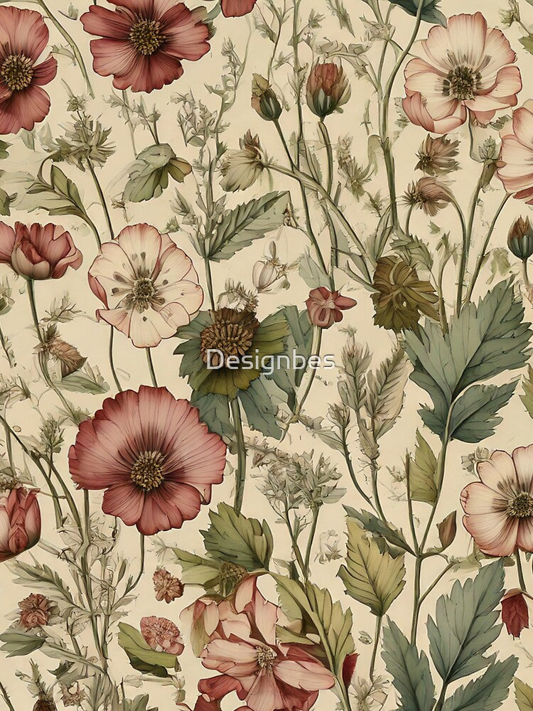 botanical illustration of wildflowers by Designbes T-Shirts, Hoodie, Sweatshirt | BlankRebels.com (Image 3)