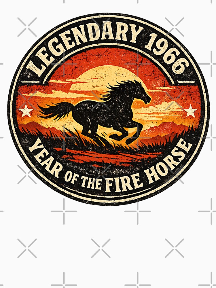 Legendary 1966 Fire Horse Vintage Badge by avinigav T-Shirts, Hoodie, Sweatshirt | BlankRebels.com (Image 3)