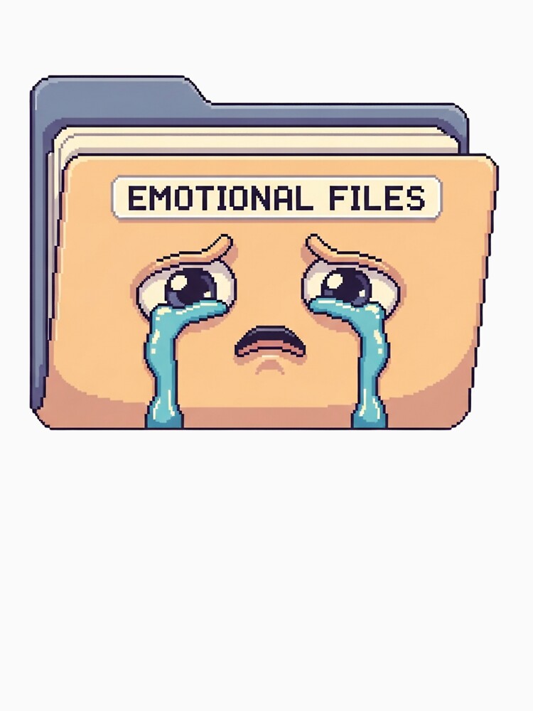 Emotional Files – Cute Pixel Folder by ShirtNook T-Shirts, Hoodie, Sweatshirt | BlankRebels.com (Image 3)