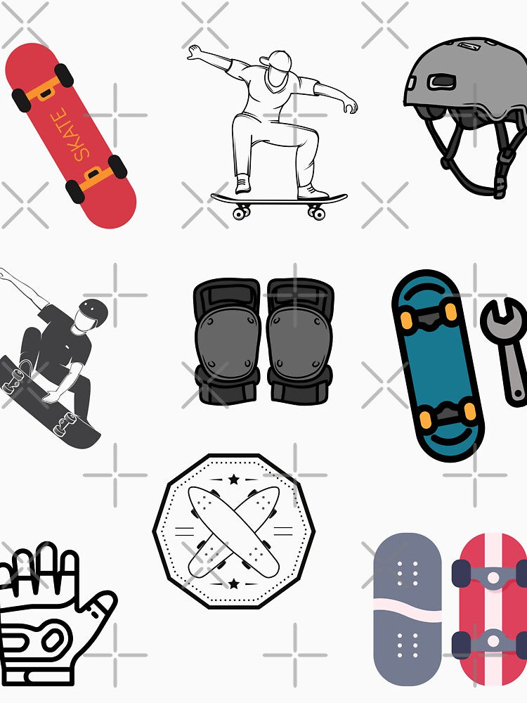 Skateboard pack sticker - Skateboard protection by Coczzi T-Shirts, Hoodie, Sweatshirt | BlankRebels.com (Image 3)
