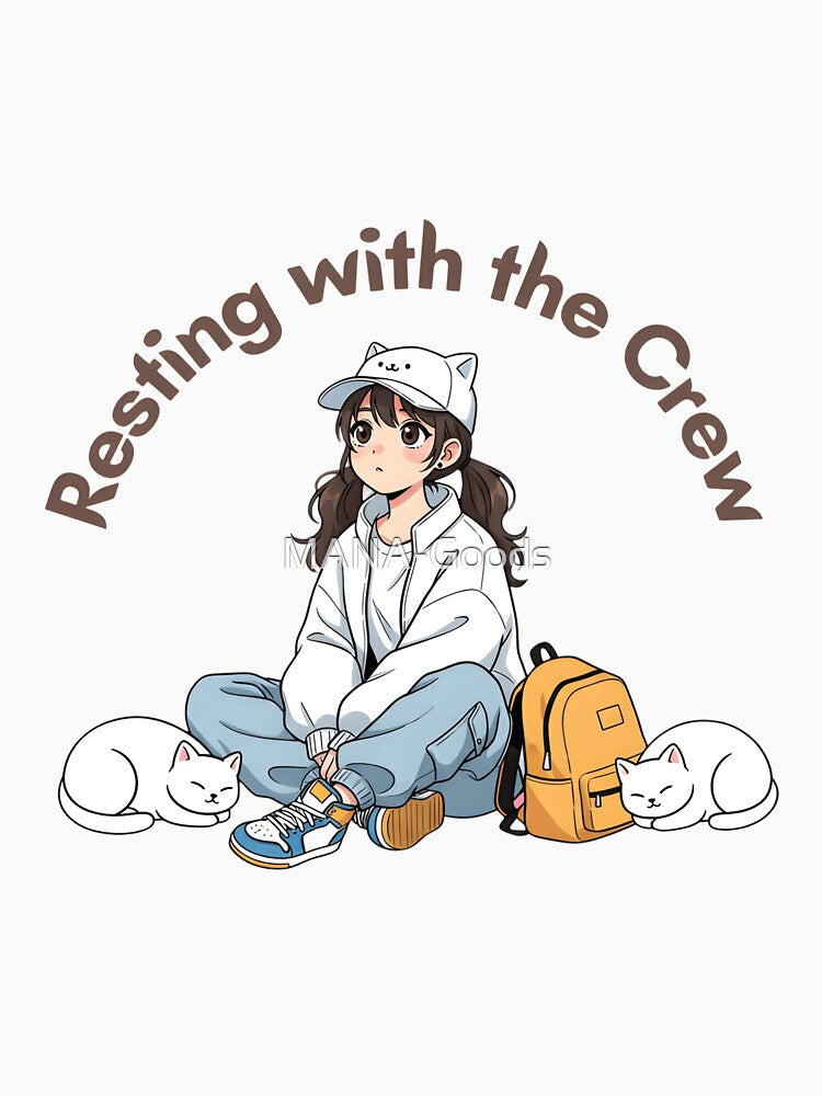 Resting With The Crew - Girl Hiking Art by MANA-Goods T-Shirts, Hoodie, Sweatshirt | BlankRebels.com (Image 3)