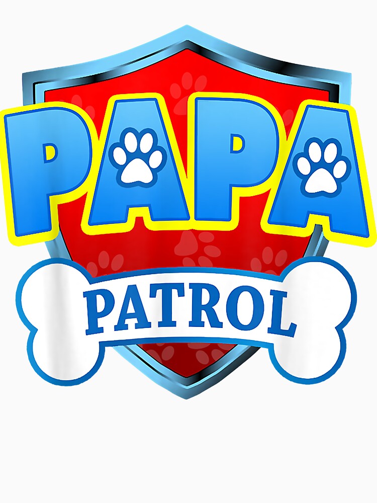 Creative Nimble Enthusiasm Relief Cute Funny Papa Patrol - Dog Mom, Dad For Men Women Cool Gifts by... (Image 3)