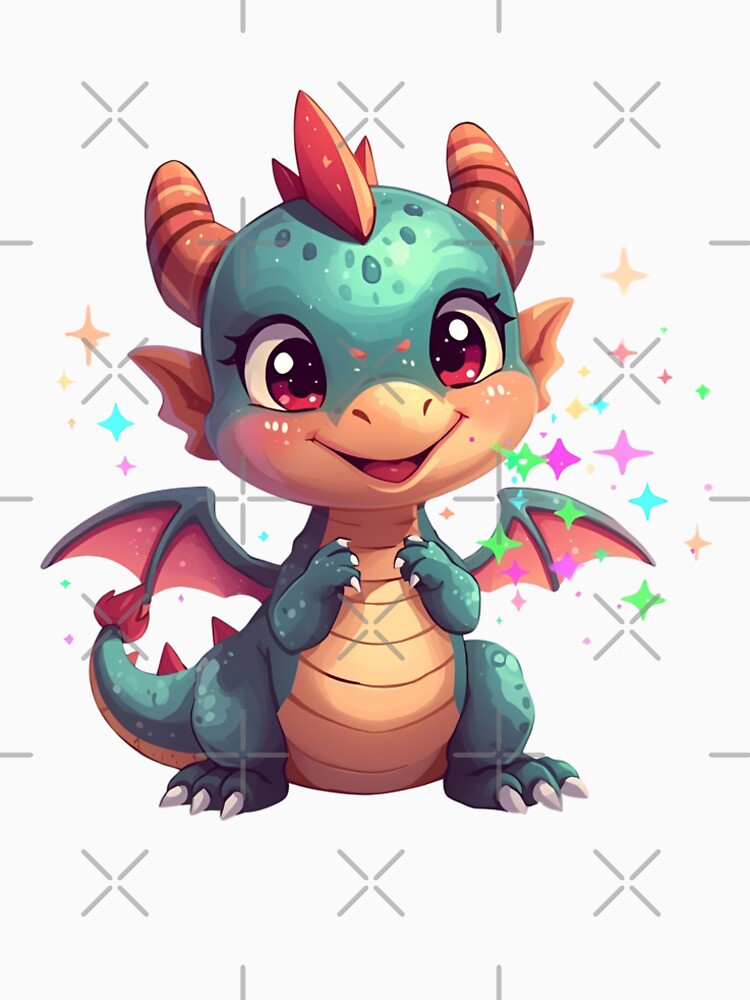 Little baby dragon from the fairytale forest by SimonsDesignArt T-Shirts, Hoodie, Sweatshirt | BlankRebels.com (Image 2)