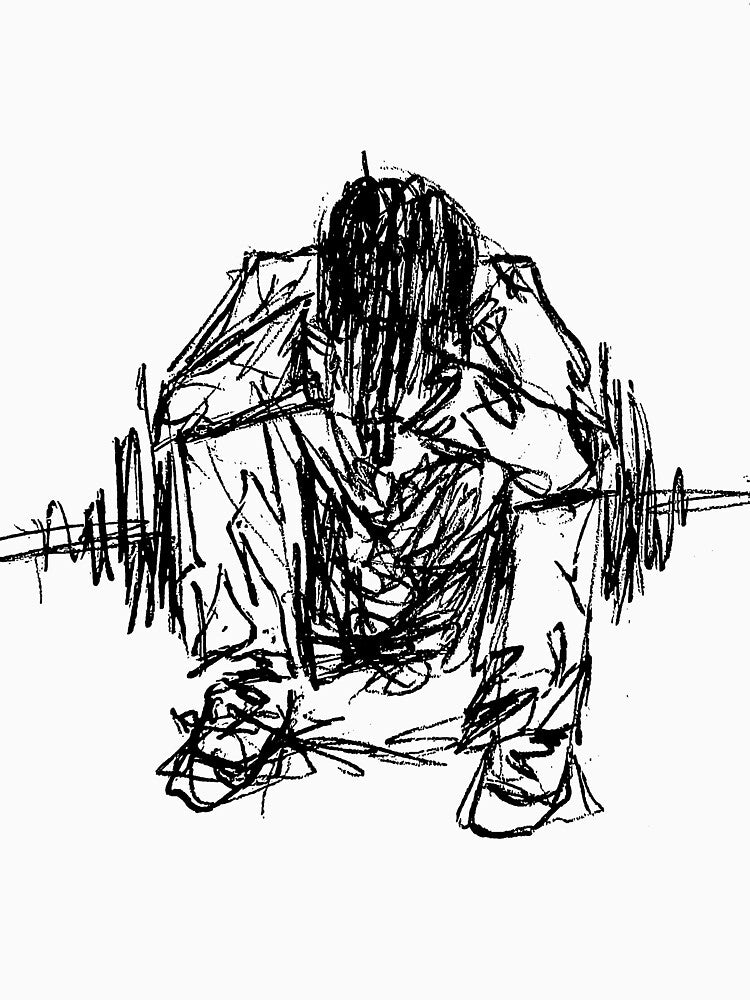 man very sad by B3arly T-Shirts, Hoodie, Sweatshirt | BlankRebels.com (Image 3)
