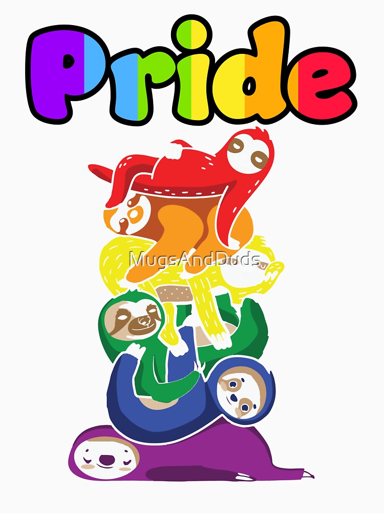 Pride Month Sloths by MugsAndDuds T-Shirts, Hoodie, Sweatshirt | BlankRebels.com (Image 3)