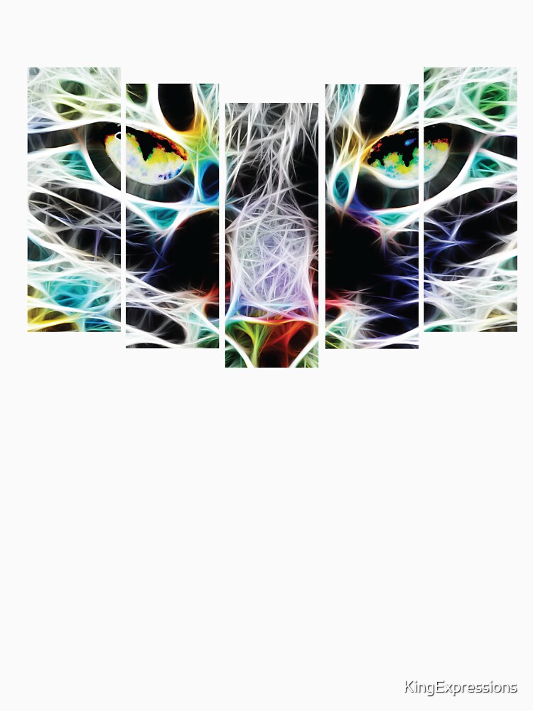 Fractal Cat Face by KingExpressions T-Shirts, Hoodie, Sweatshirt | BlankRebels.com (Image 3)
