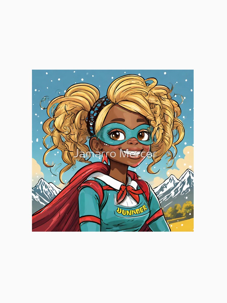 Miss Juneteenth Superhero Sticker by Jamarro Mercer