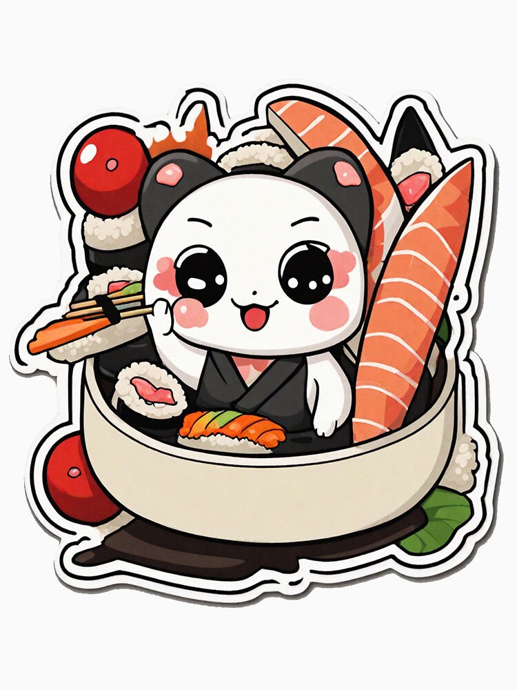 sushi panda by Recota T-Shirts, Hoodie, Sweatshirt | BlankRebels.com (Image 3)