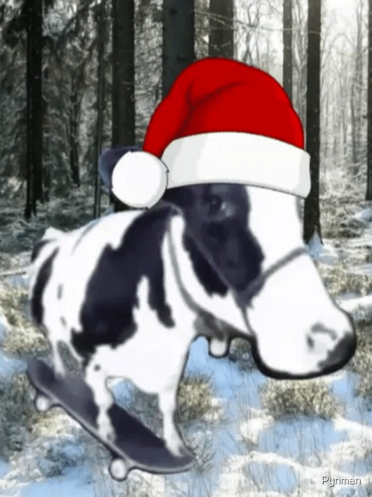Christmas Cow SkateBoard by Pynman T-Shirts, Hoodie, Sweatshirt | BlankRebels.com (Image 3)