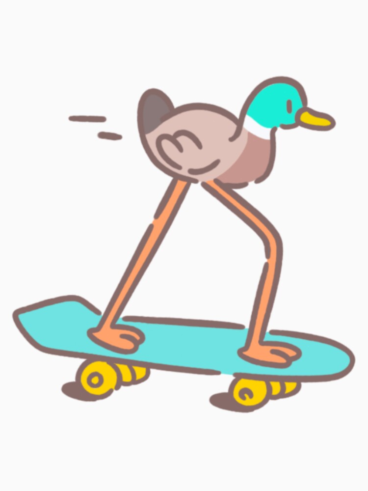 skateboard duck by saacstix T-Shirts, Hoodie, Sweatshirt | BlankRebels.com (Image 3)