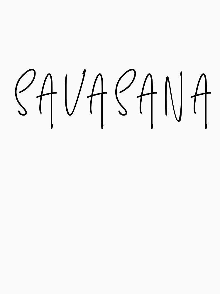 Savasana | minimalist yoga top by PetrKad T-Shirts, Hoodie, Sweatshirt | BlankRebels.com (Image 3)
