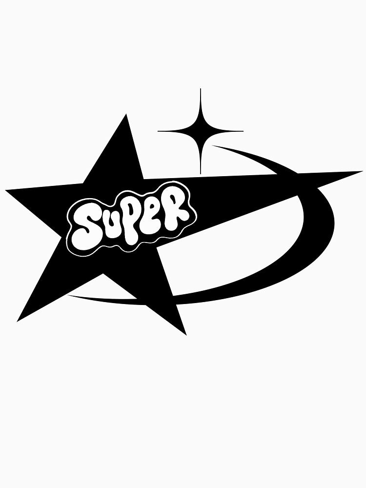 Y2K Super Star Black and White by DigitalLegends1 T-Shirts, Hoodie, Sweatshirt | BlankRebels.com (Image 3)