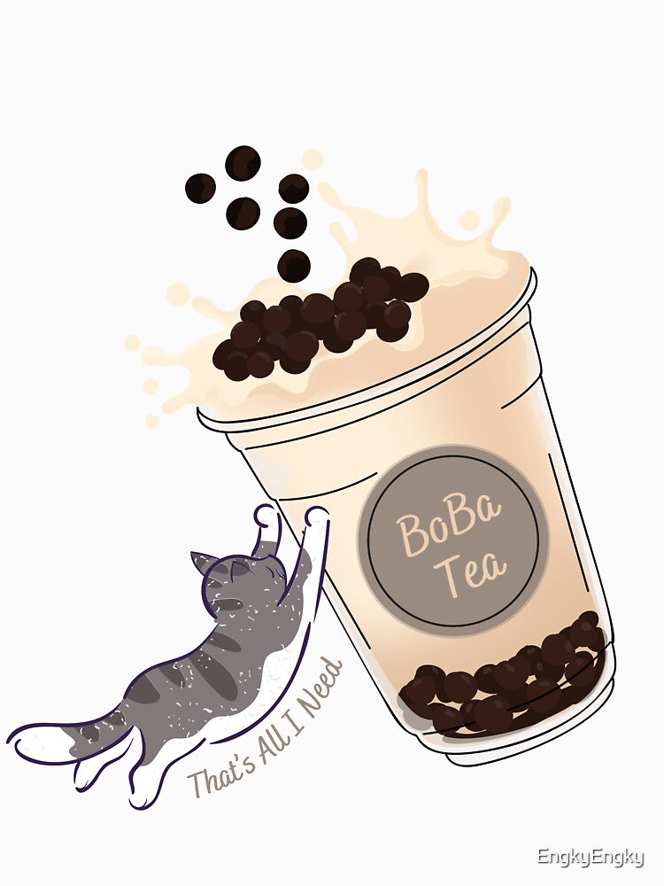 All I need is Boba tea | Bobo tea by EngkyEngky T-Shirts, Hoodie, Sweatshirt | BlankRebels.com (Image 3)