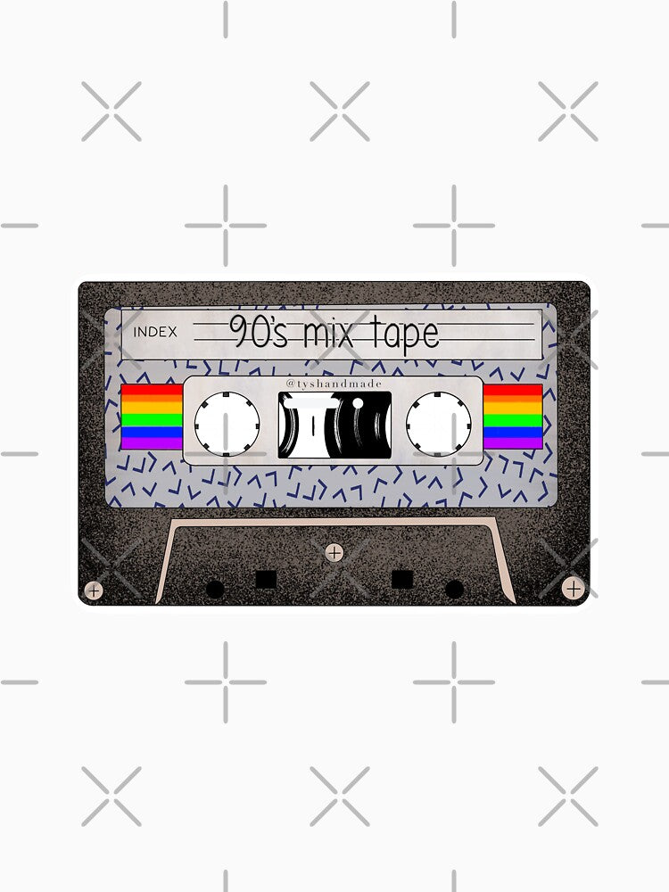 90s mix tape by TyesaHughes T-Shirts, Hoodie, Sweatshirt | BlankRebels.com (Image 3)