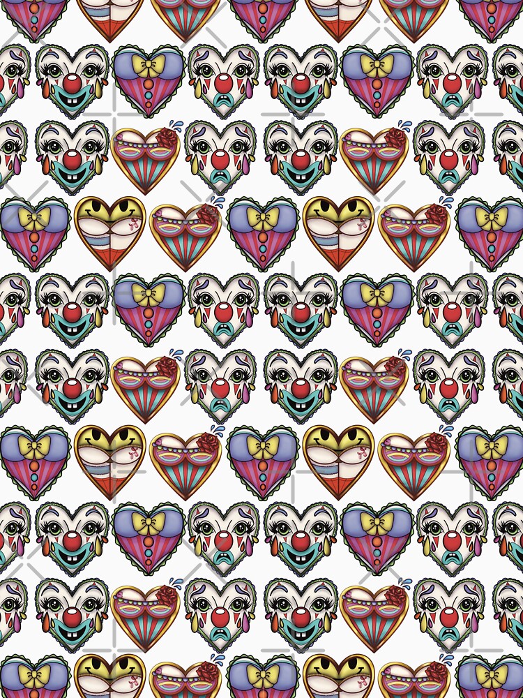 Clown parts in hearts by Wakeandmake1 T-Shirts, Hoodie, Sweatshirt | BlankRebels.com (Image 3)