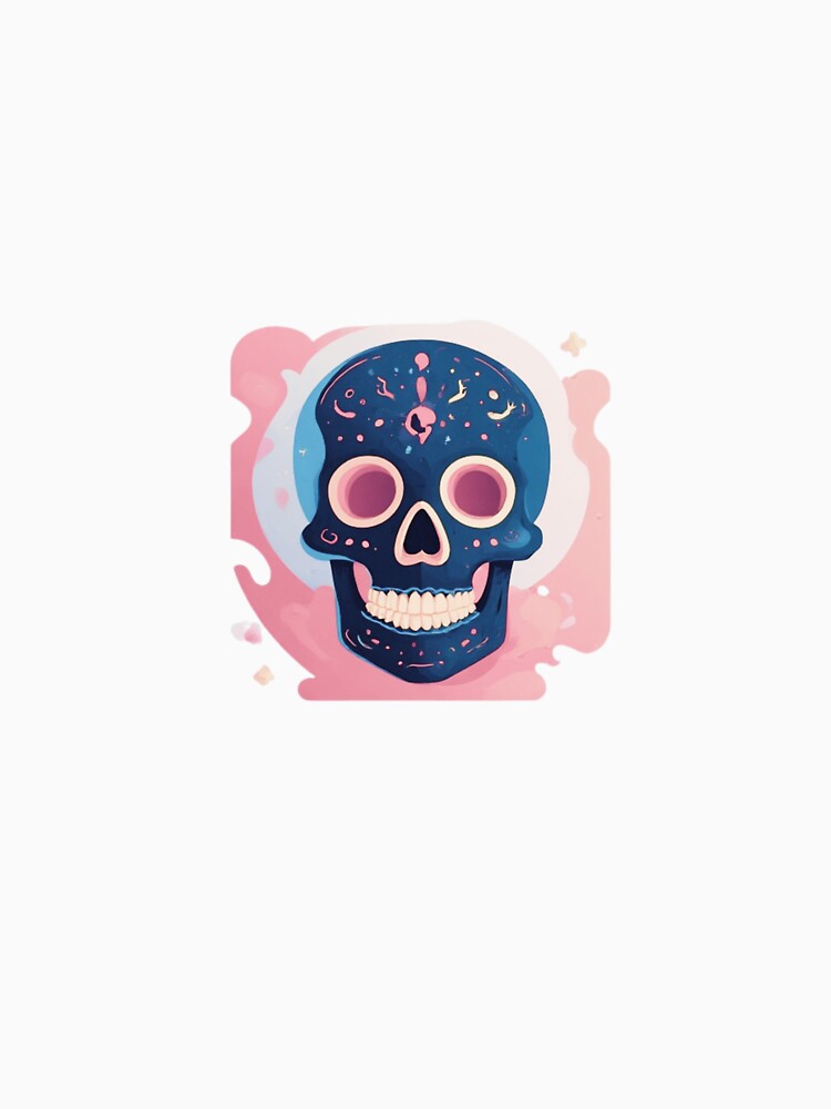 Dreamy Cosmic Skull Illustration by RED-MOUSE T-Shirts, Hoodie, Sweatshirt | BlankRebels.com (Image 3)