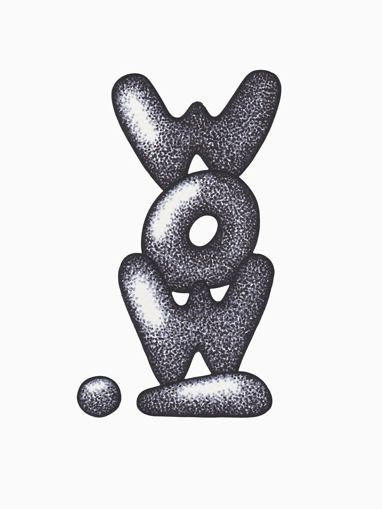 Black and white poinillism painting, black lettering by MitoP T-Shirts, Hoodie, Sweatshirt | BlankRebels.com (Image 3)