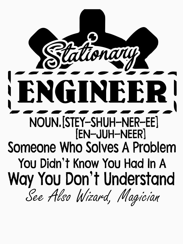 Stationary Engineer Definition by UnknownArtistt T-Shirts, Hoodie, Sweatshirt | BlankRebels.com (Image 3)