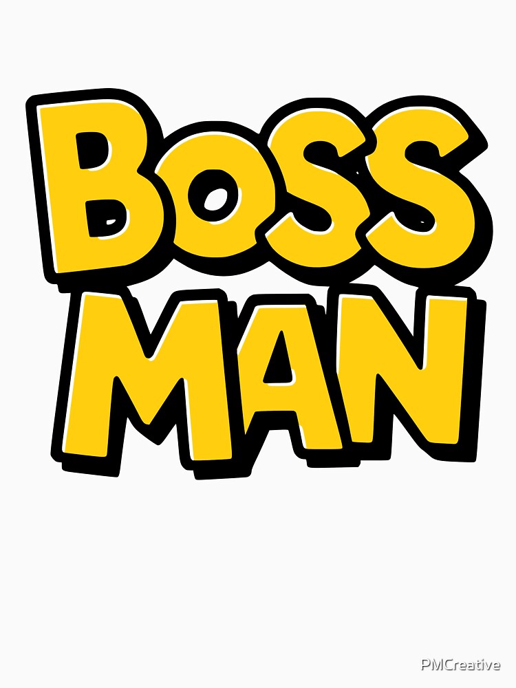 Boss Man! Funny Yellow Workplace Humor by PMCreative T-Shirts, Hoodie, Sweatshirt | BlankRebels.com (Image 3)