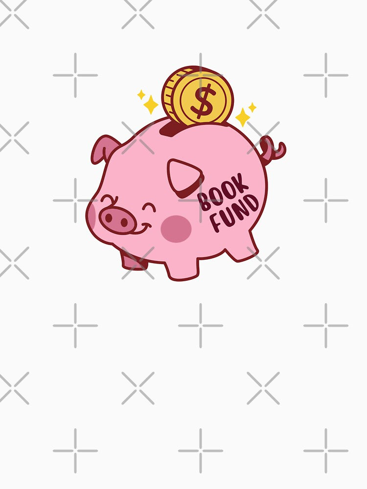 Book fund piggy bank by Neadoodles