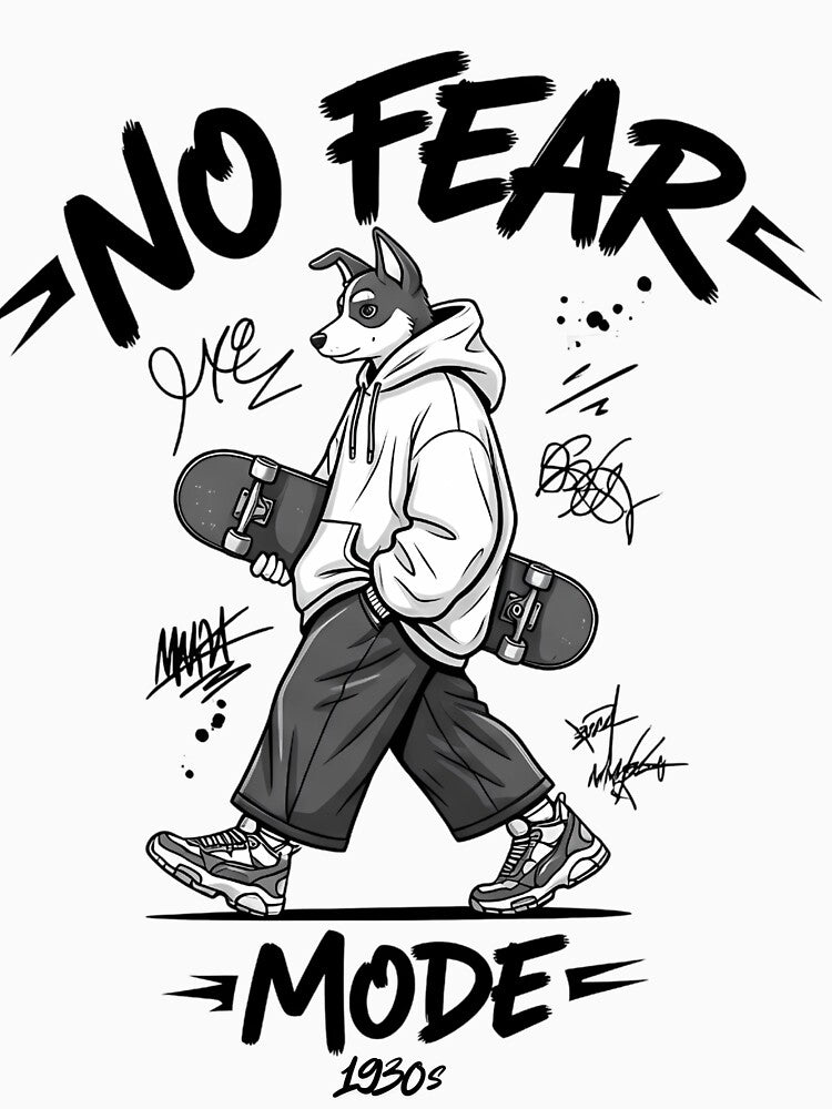 Graffiti Streetwear Animal Mascot Urban Fashion Design by BorenStore