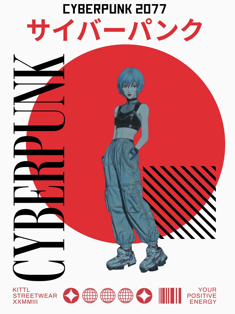 Rei Ayanami Neon Genesis Evangelion Y2K by VoidGarden T-Shirts, Hoodie, Sweatshirt | BlankRebels.com (Image 3)