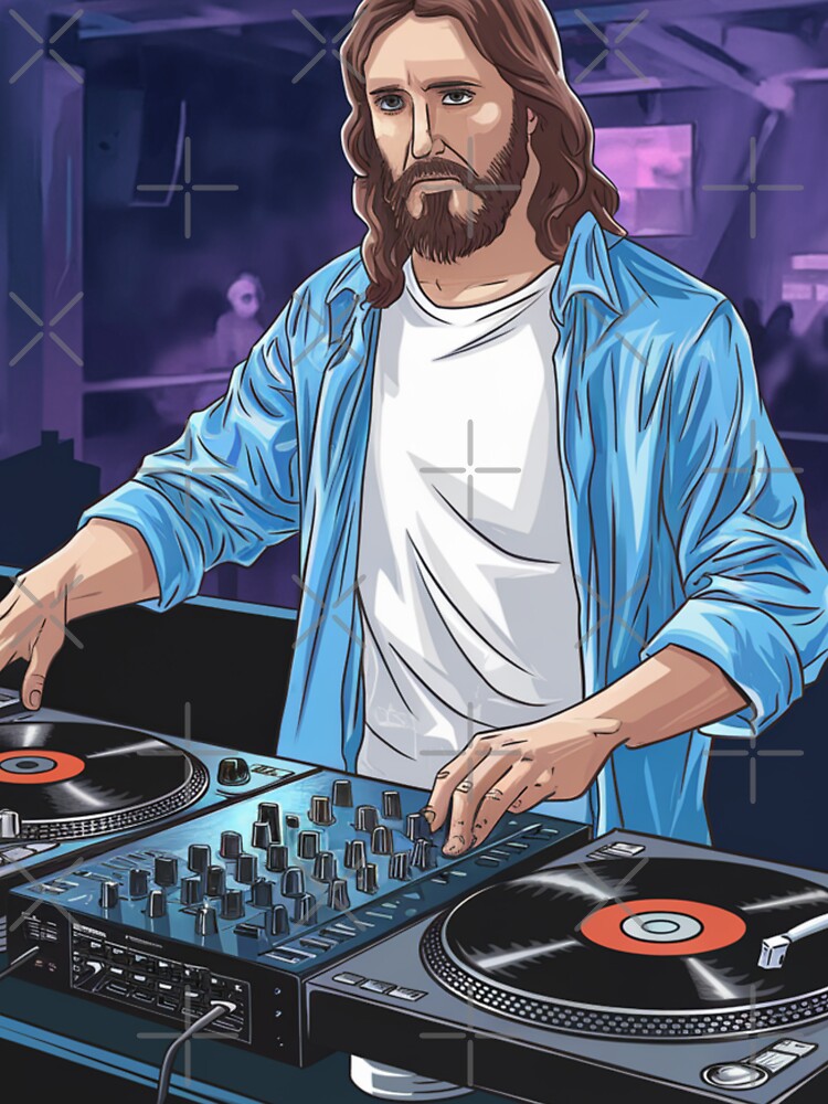 JESUS DJ:  GOD DJ by Obinne T-Shirts, Hoodie, Sweatshirt | BlankRebels.com (Image 3)