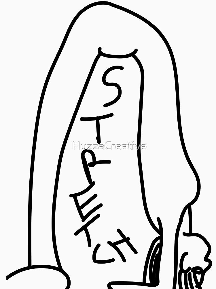 "Stretch, Simple Figure" by HuzzaCreative T-Shirts, Hoodie, Sweatshirt | BlankRebels.com (Image 3)