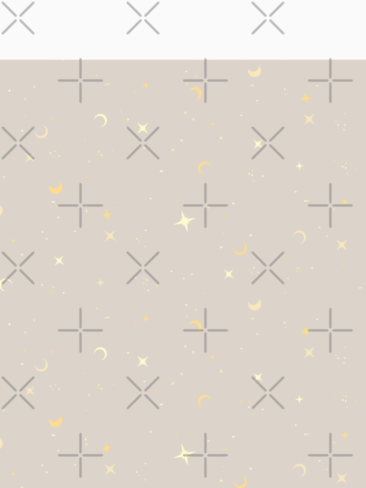 Celestial beige gold moon and stars by Milatoo T-Shirts, Hoodie, Sweatshirt | BlankRebels.com (Image 3)