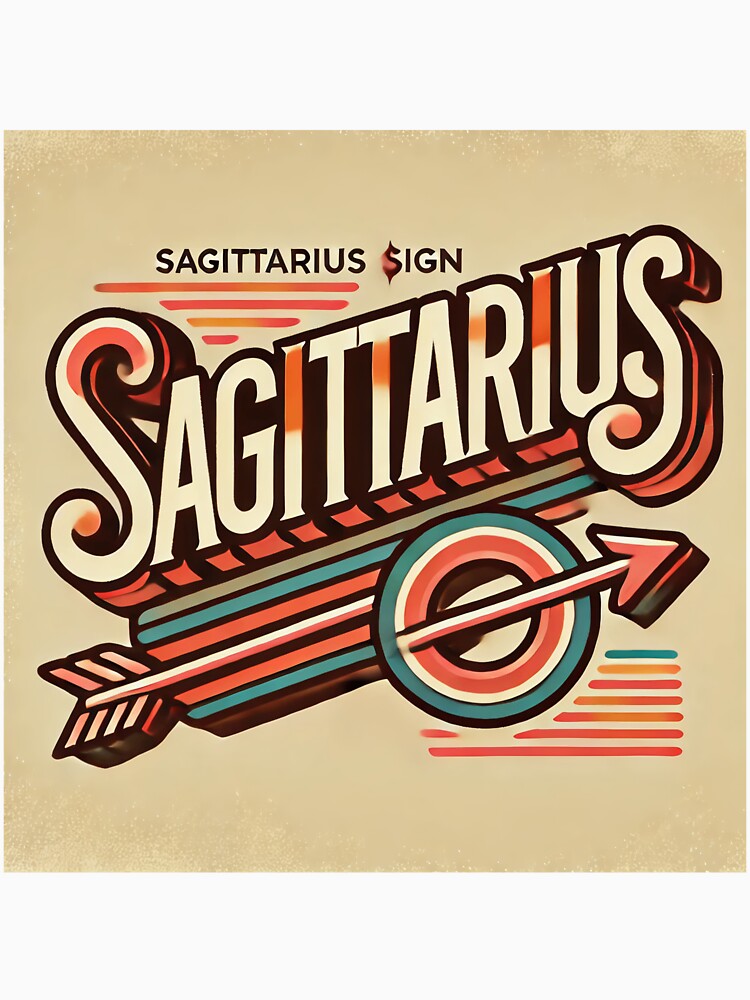 Sagittarius Retro StarSign by Sototos® ⭐⭐⭐⭐⭐ T-Shirts, Hoodie, Sweatshirt | BlankRebels.com (Image 3)
