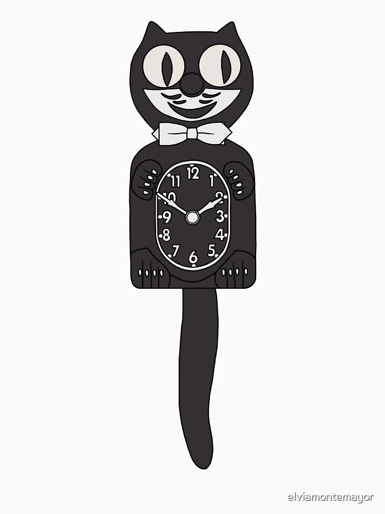 Cat Clock by elviamontemayor T-Shirts, Hoodie, Sweatshirt | BlankRebels.com (Image 3)