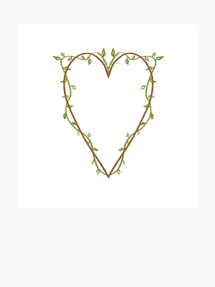 Vine wrapped around heart cute design by The shop of everything T-Shirts, Hoodie, Sweatshirt | BlankRebels.com (Image 3)