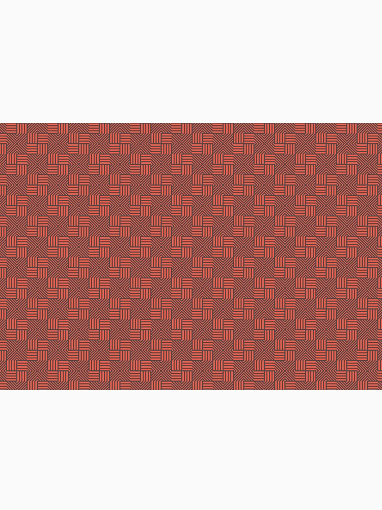 Test Red Geometric Pattern Tibentanian native Tribal Pattern Wallpapaer Print by Atheneadesign T-Shirts,... (Image 3)