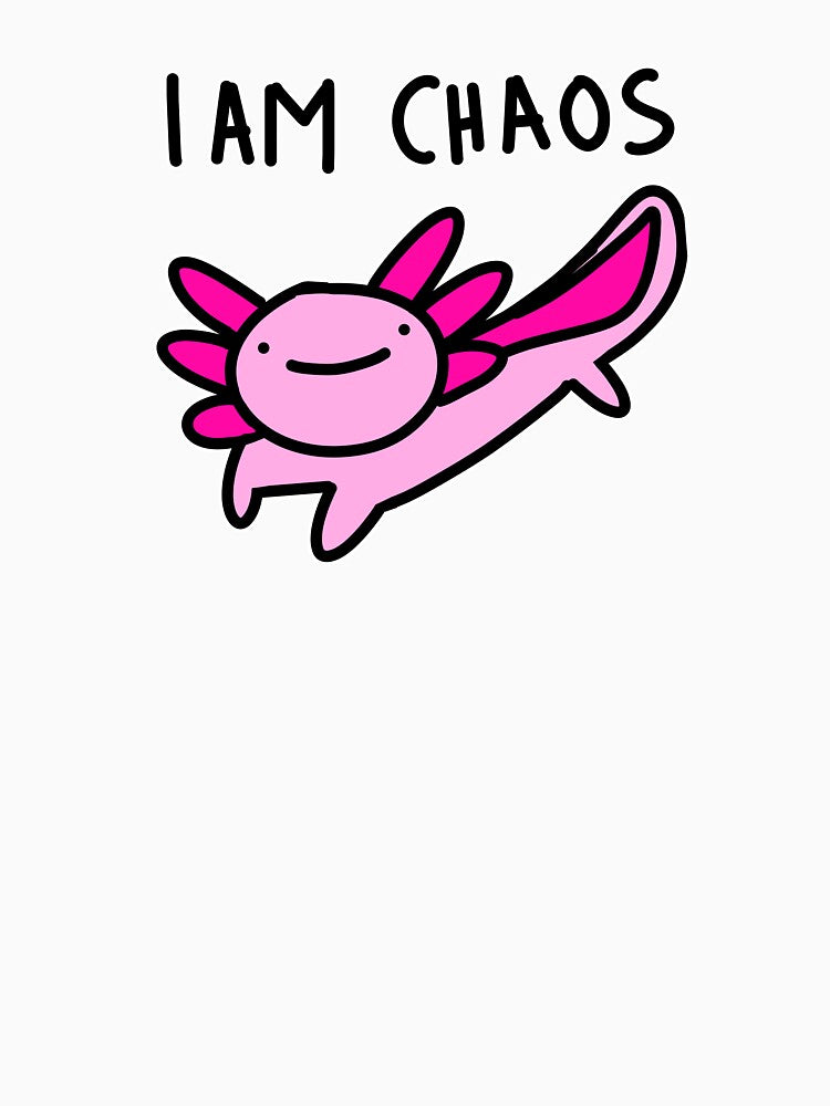 Chaotic axolotl by HummingGhost T-Shirts, Hoodie, Sweatshirt | BlankRebels.com (Image 3)