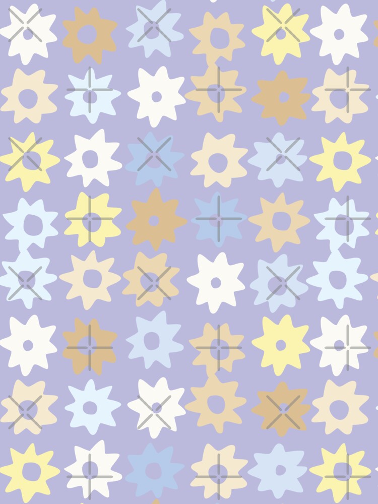 PASTEL PURPLE BOHO STAR PATTERN by blomastudios T-Shirts, Hoodie, Sweatshirt | BlankRebels.com (Image 3)