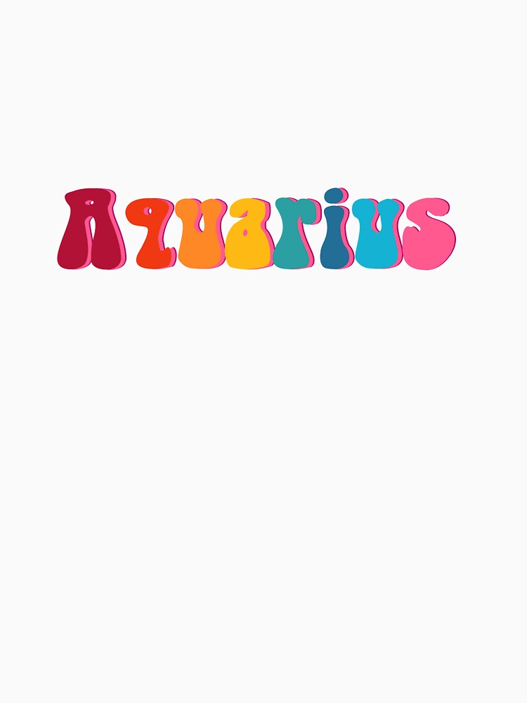 Aquarius Sticker by the_ graphicsgal T-Shirts, Hoodie, Sweatshirt | BlankRebels.com (Image 3)
