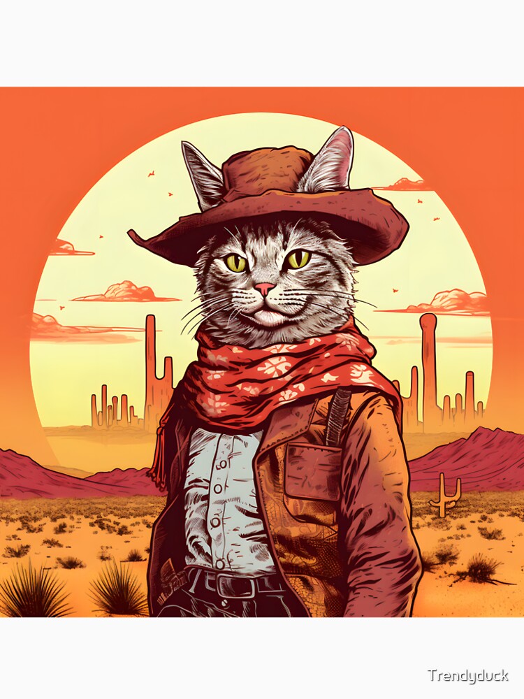 Cat Cowboy by Trendyduck T-Shirts, Hoodie, Sweatshirt | BlankRebels.com (Image 2)