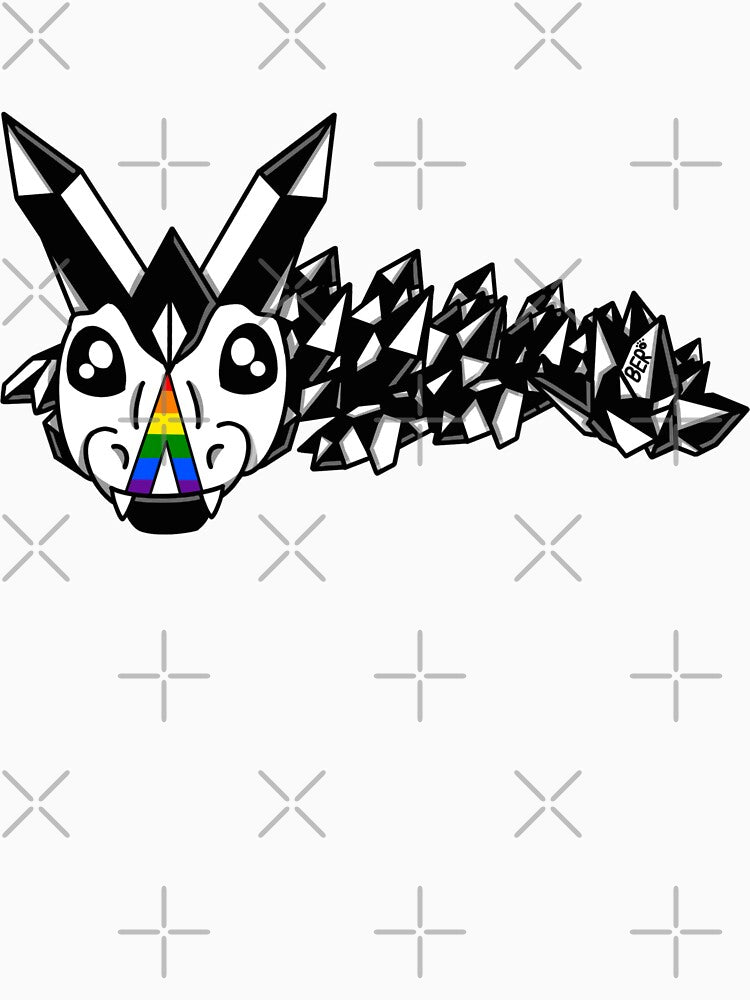 Ally Pride Crystal Fidget Dragon by SentABear T-Shirts, Hoodie, Sweatshirt | BlankRebels.com (Image 3)