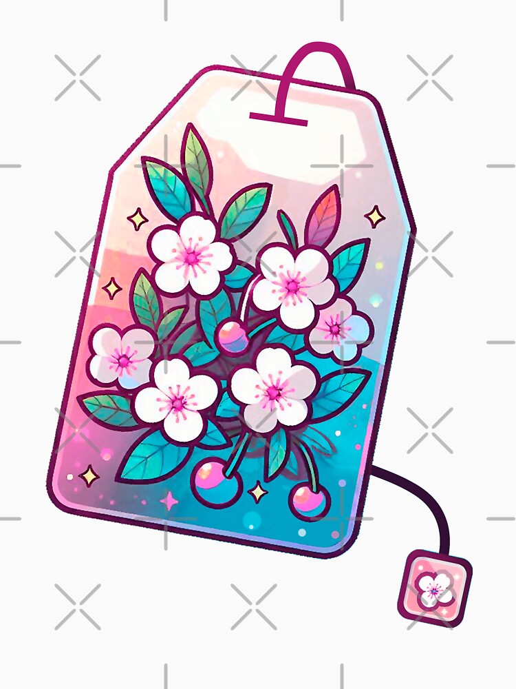 Sakura tea bag by Naokodarling T-Shirts, Hoodie, Sweatshirt | BlankRebels.com (Image 3)