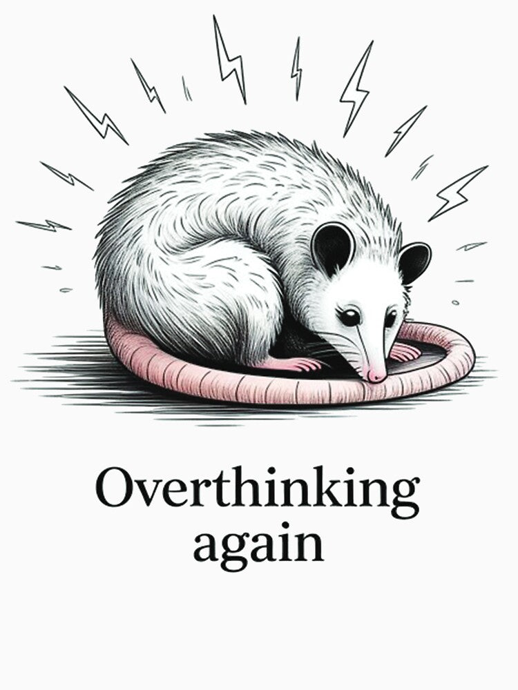 Overthinking Club Mascot by VividTrails T-Shirts, Hoodie, Sweatshirt | BlankRebels.com (Image 3)