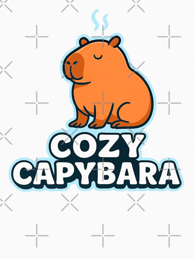 Capybara Cozy Glow – Cute Winter Animal Art T-Shirts, Hoodie, Sweatshirt