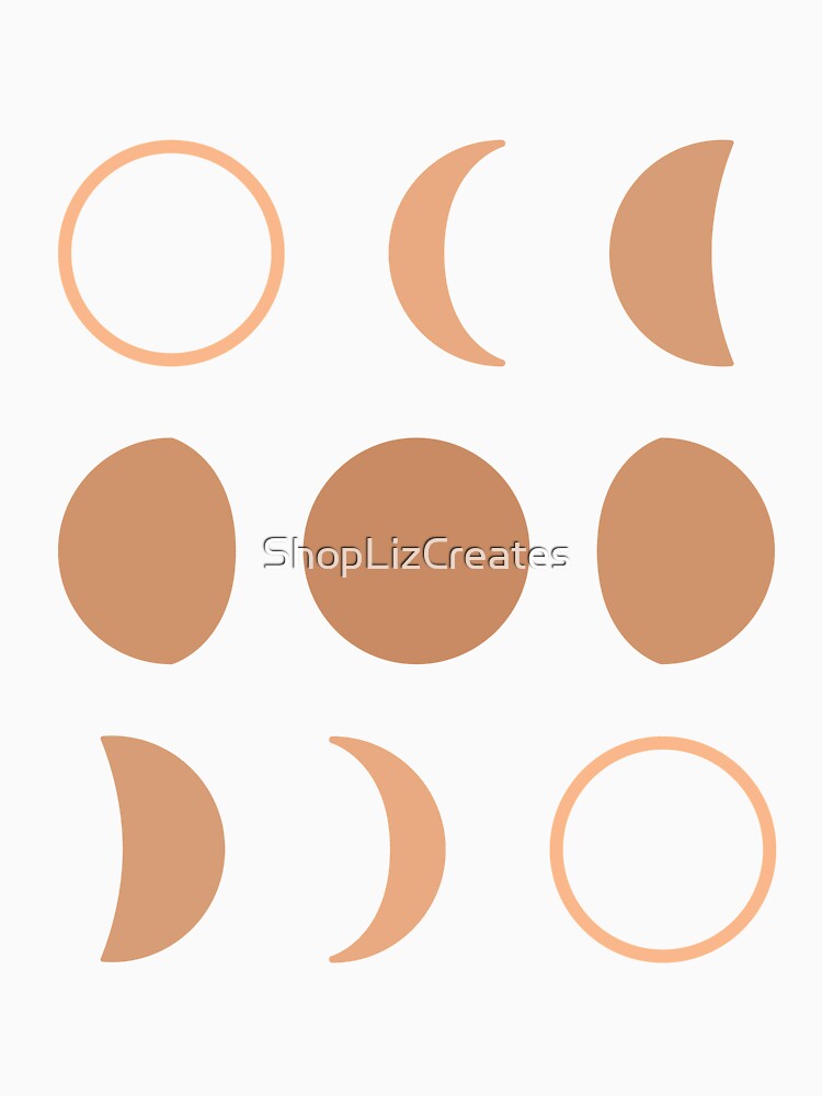 Phases of the Moon by ShopLizCreates T-Shirts, Hoodie, Sweatshirt | BlankRebels.com (Image 3)