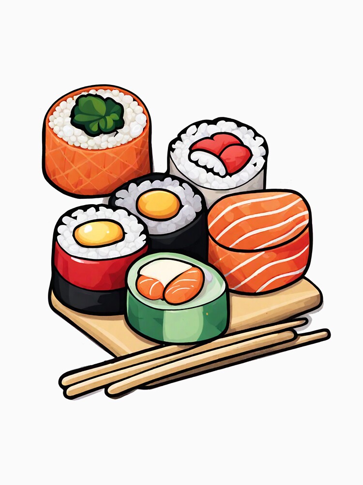 sushi plate by Recota T-Shirts, Hoodie, Sweatshirt | BlankRebels.com (Image 3)