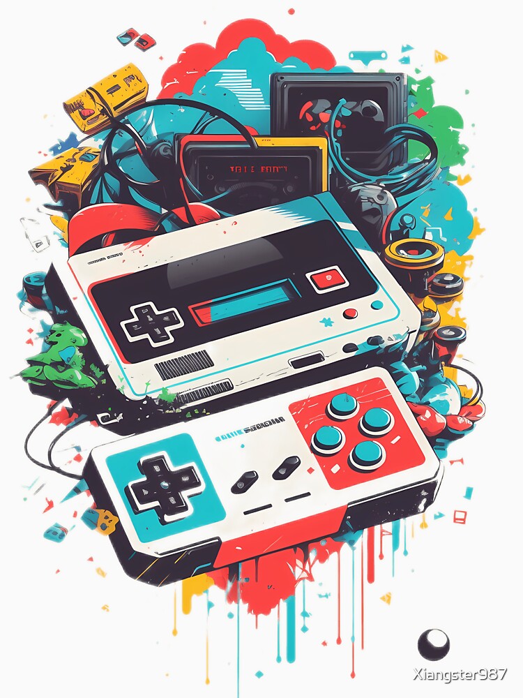 90s retro gaming concept by Xiangster987 T-Shirts, Hoodie, Sweatshirt | BlankRebels.com (Image 3)