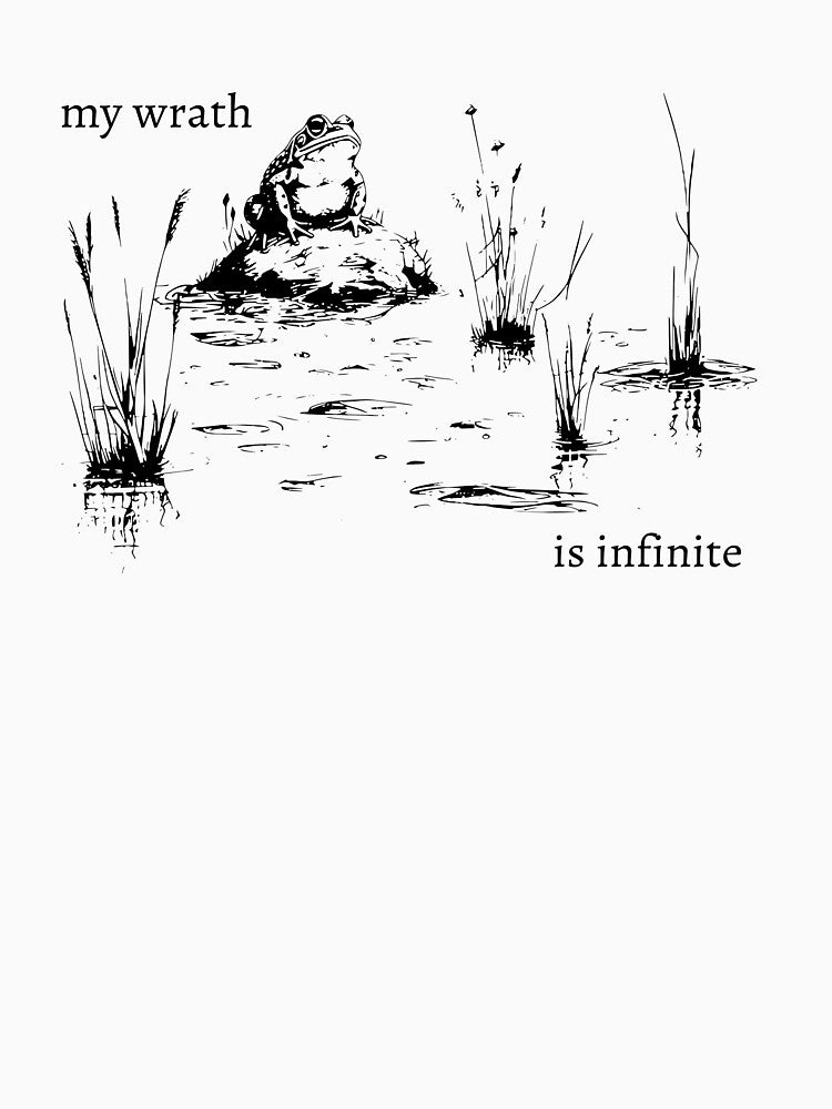 My Wrath is Infinite, Funny Meme Frog Pond by Ariana De Amicis T-Shirts, Hoodie, Sweatshirt | BlankRebels.com (Image 3)