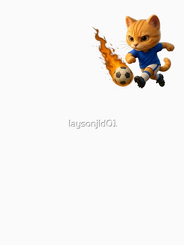 Chibi Football Player Cat by laysonjld01