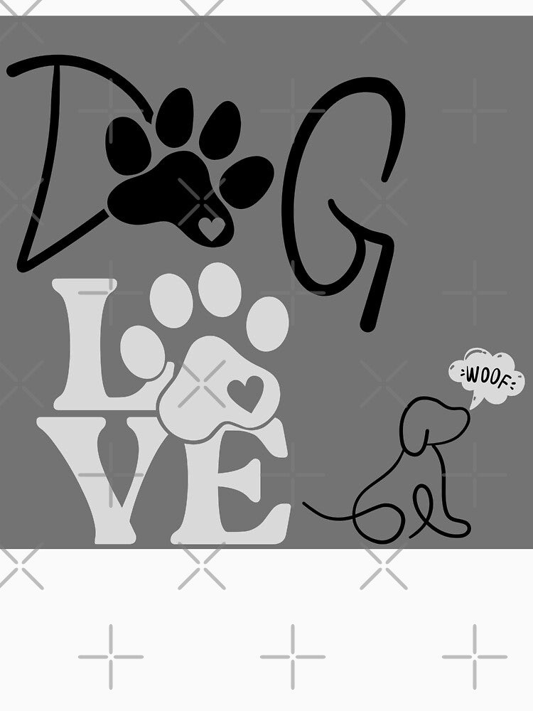 Charming Dog Lover Art: Paws, Hearts, and a Woof that Speaks Volumes by steph5477 T-Shirts, Hoodie, Sweatshirt (Image 3)