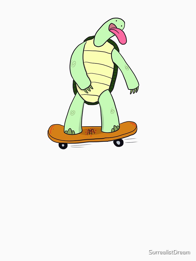 Turtle on a Skateboard by SurrealistDream T-Shirts, Hoodie, Sweatshirt | BlankRebels.com (Image 3)