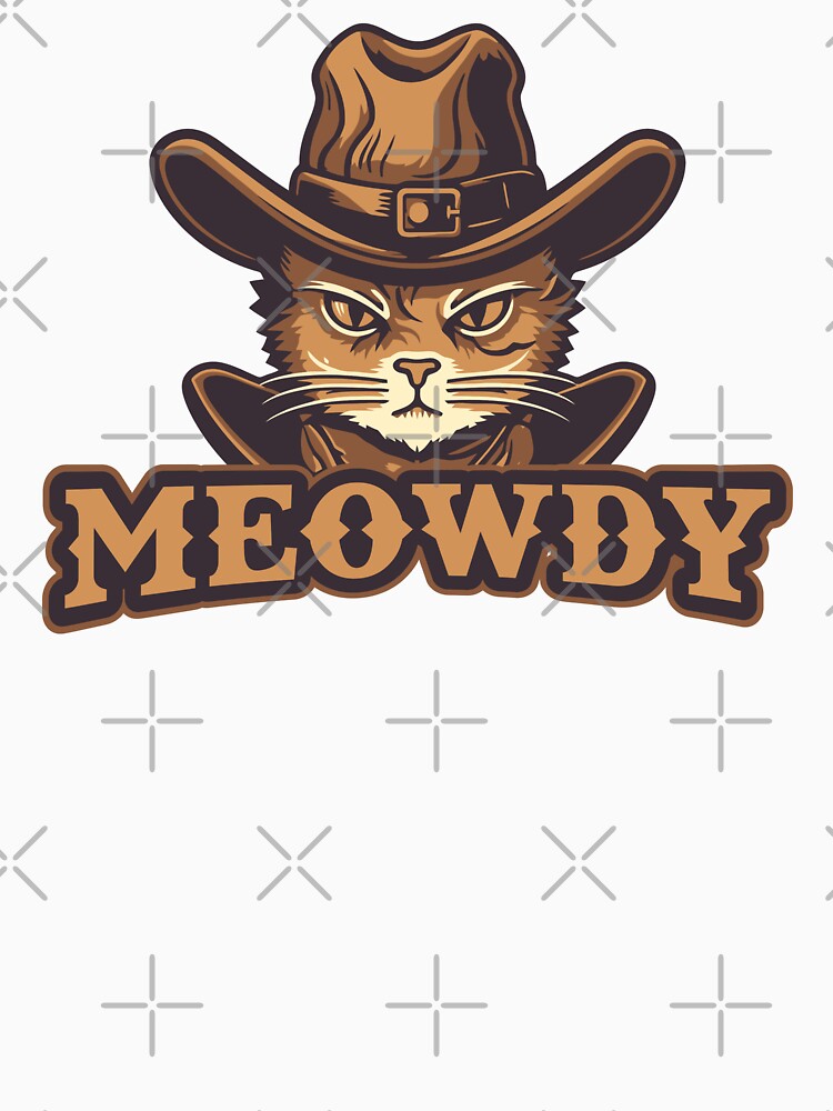 Meowdy Cat, Cowboy Cat, Meowdy Pawtna, Western Cat by Krmdesign T-Shirts, Hoodie, Sweatshirt | BlankRebels.com (Image 3)